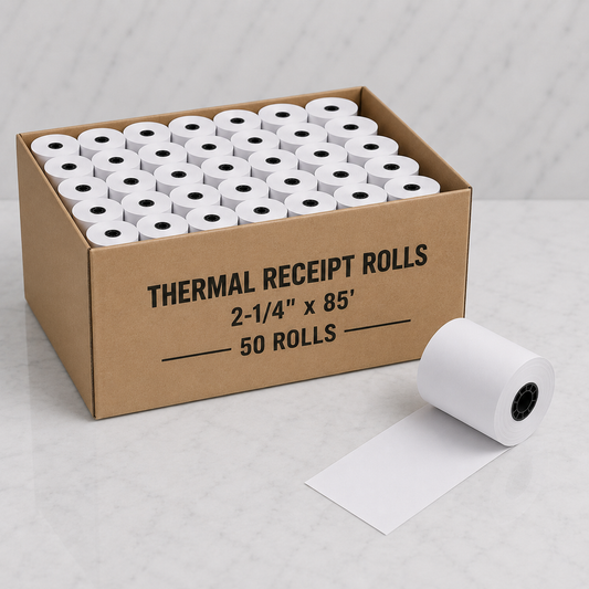 BPA-Free Thermal Receipt Roll 2-1/4" x 85' (50 Ct)