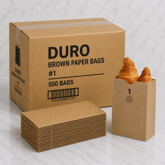 Duro Brown Kraft Paper Bags #1 (500 Ct)