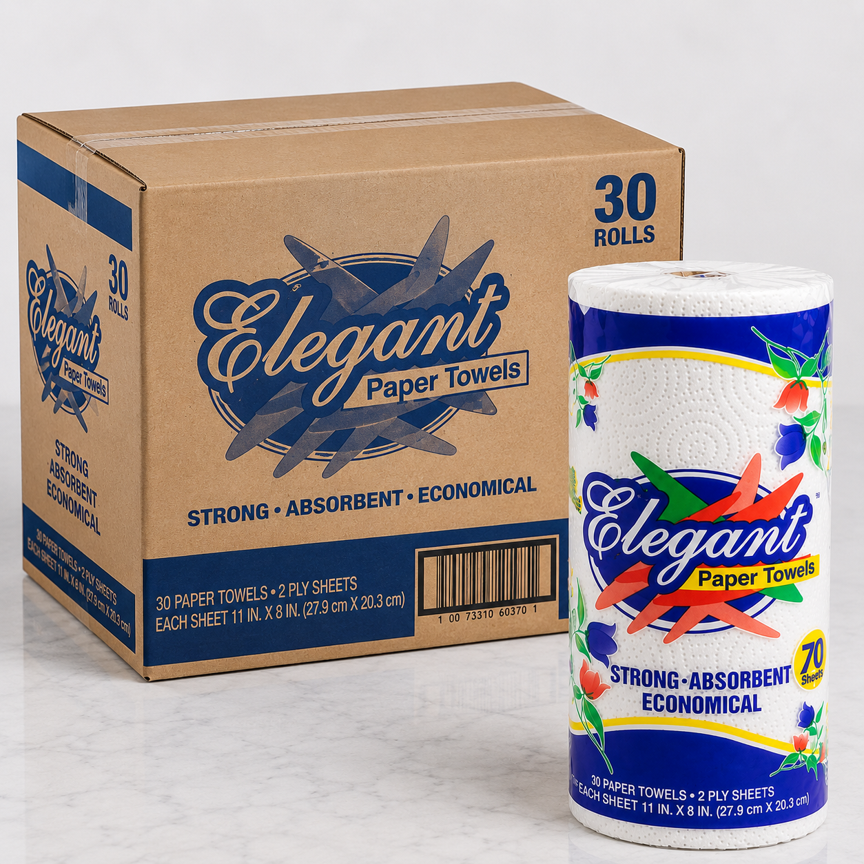 Elegant Multi-Fold Paper Towels (30 Ct)