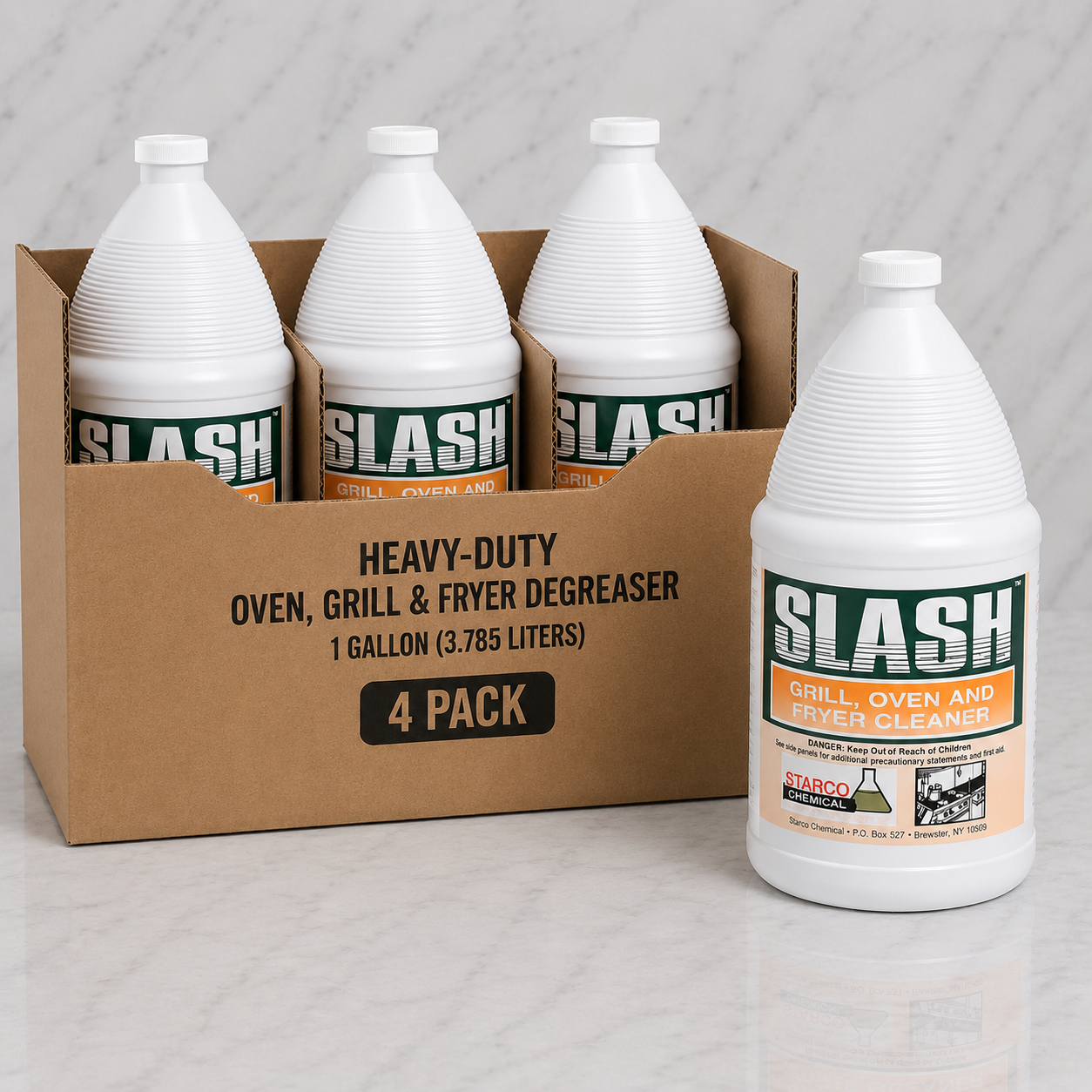 Heavy-Duty Oven, Grill & Fryer Degreaser Gallons (4 Ct)