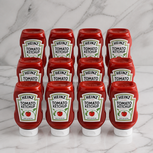 Heinz Ketchup 20 oz Squeeze Bottles (12 Pack)