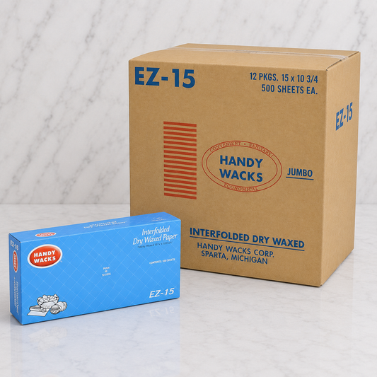 Jumbo EZ Wax Paper Sheets 15" (12 Pack)