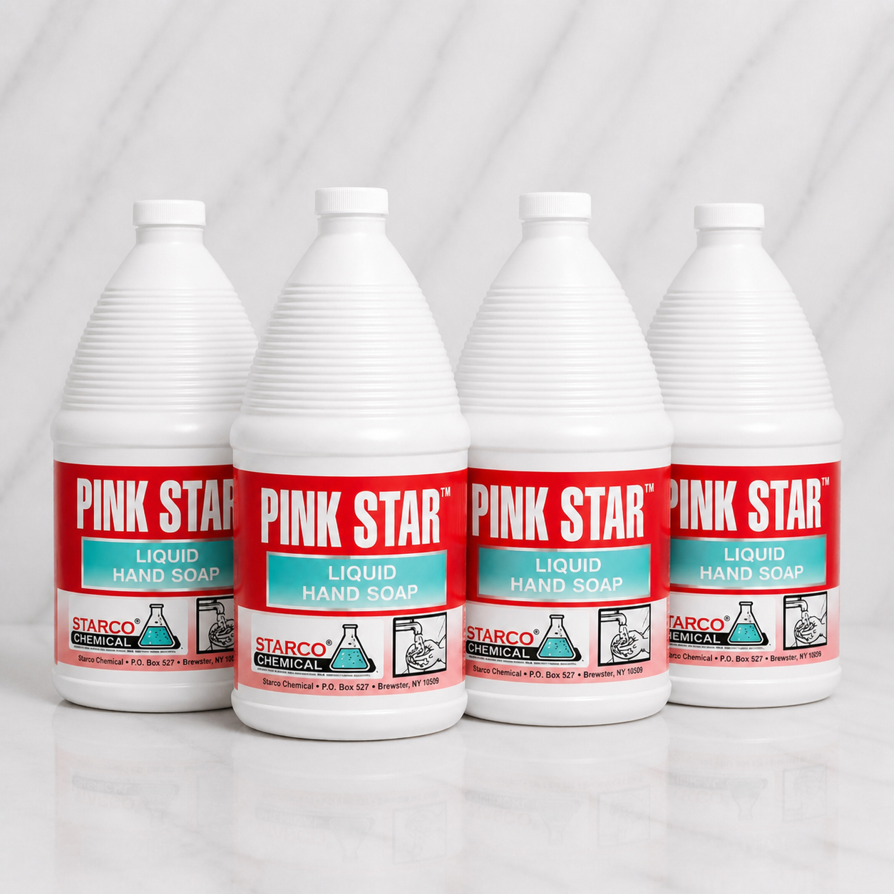 Pink Star Liquid Hand Soap Gallons (4 Ct)