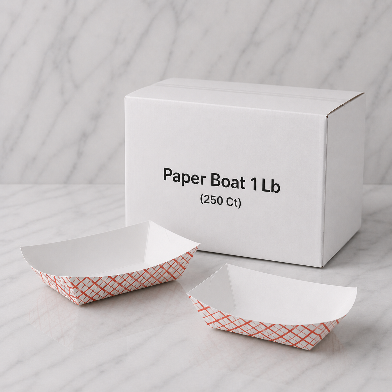 1 lb Paper Food Boats (250 Ct)