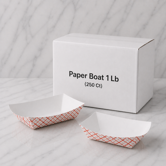 1 lb Paper Food Boats (250 Ct)