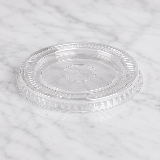 Clear Flat Lids for 10 oz Cold Cups (1000 Ct)
