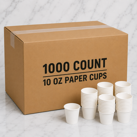 Disposable Paper Cups 10 oz (1000 Ct)