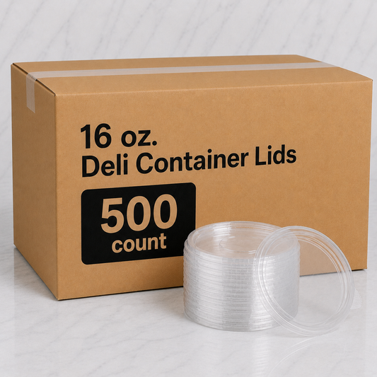 16 oz Deli Container Lids (500 Ct)