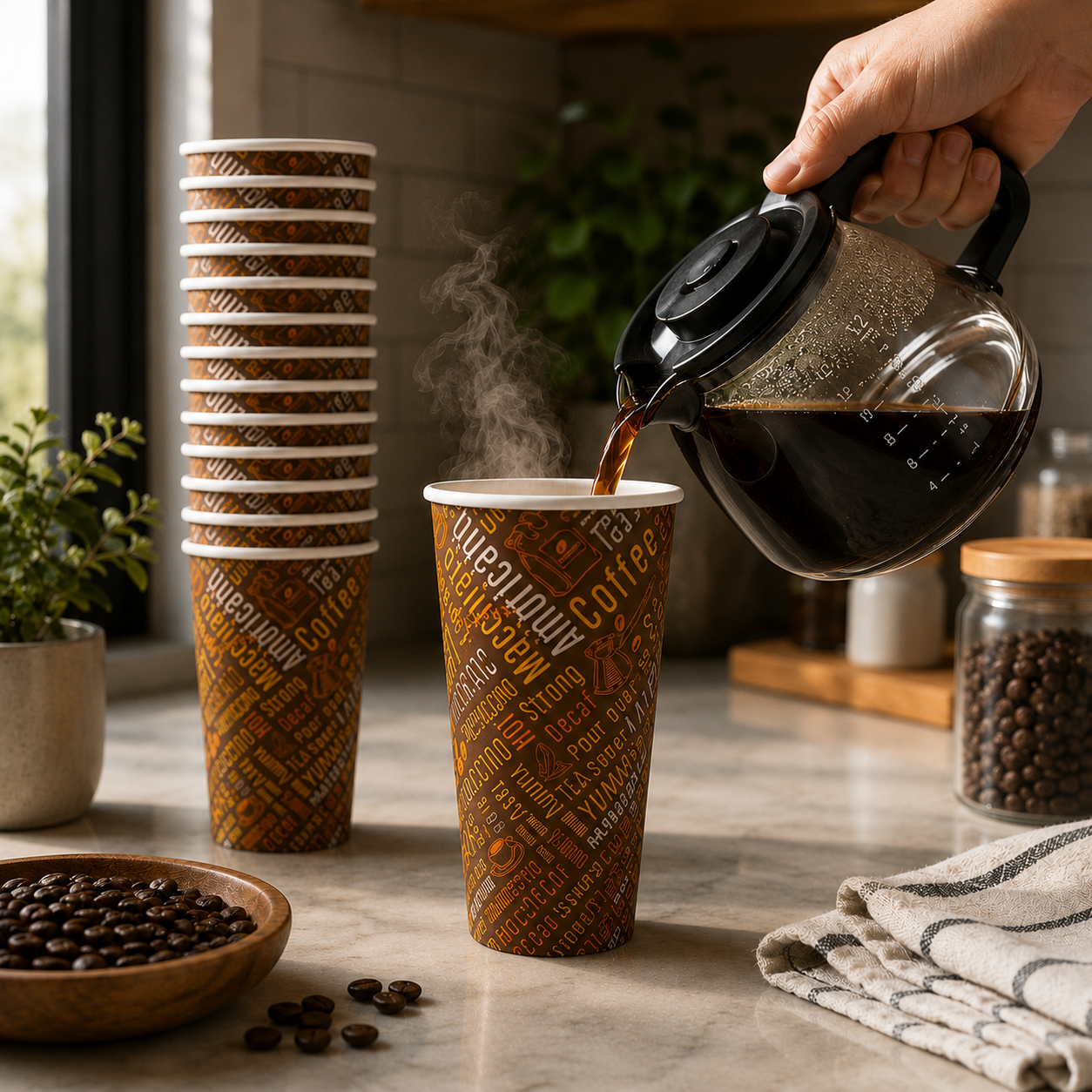 Insulated Coffee Cups 16 oz (1000 Ct)