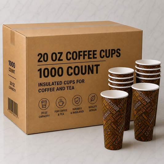 Insulated 20 oz Coffee Cups (500 Ct)