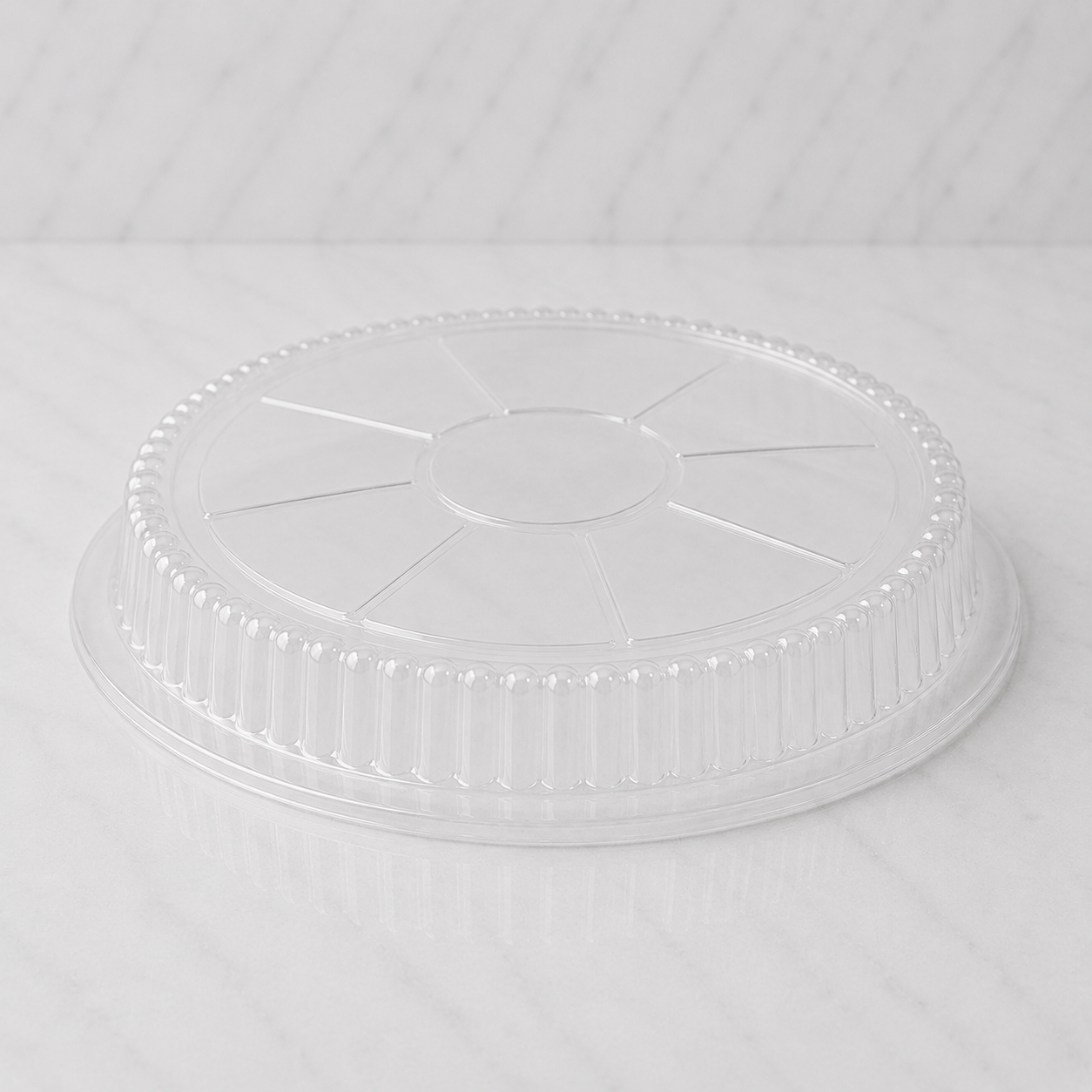 7" Clear Dome Plastic Lids (500 Ct)