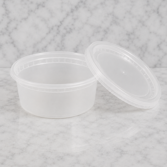 Plastic Soup Cups with Lids 8 oz (240 Ct)