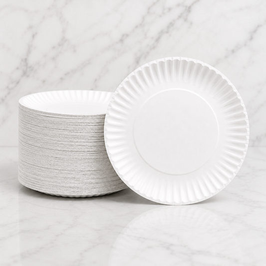 Disposable Paper Plates 9" (300 Ct)