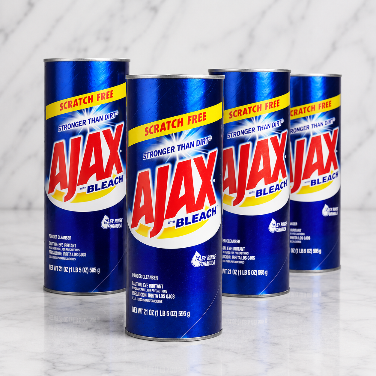 Ajax powder cleanser 21 oz cans for commercial kitchen and restaurant cleaning
