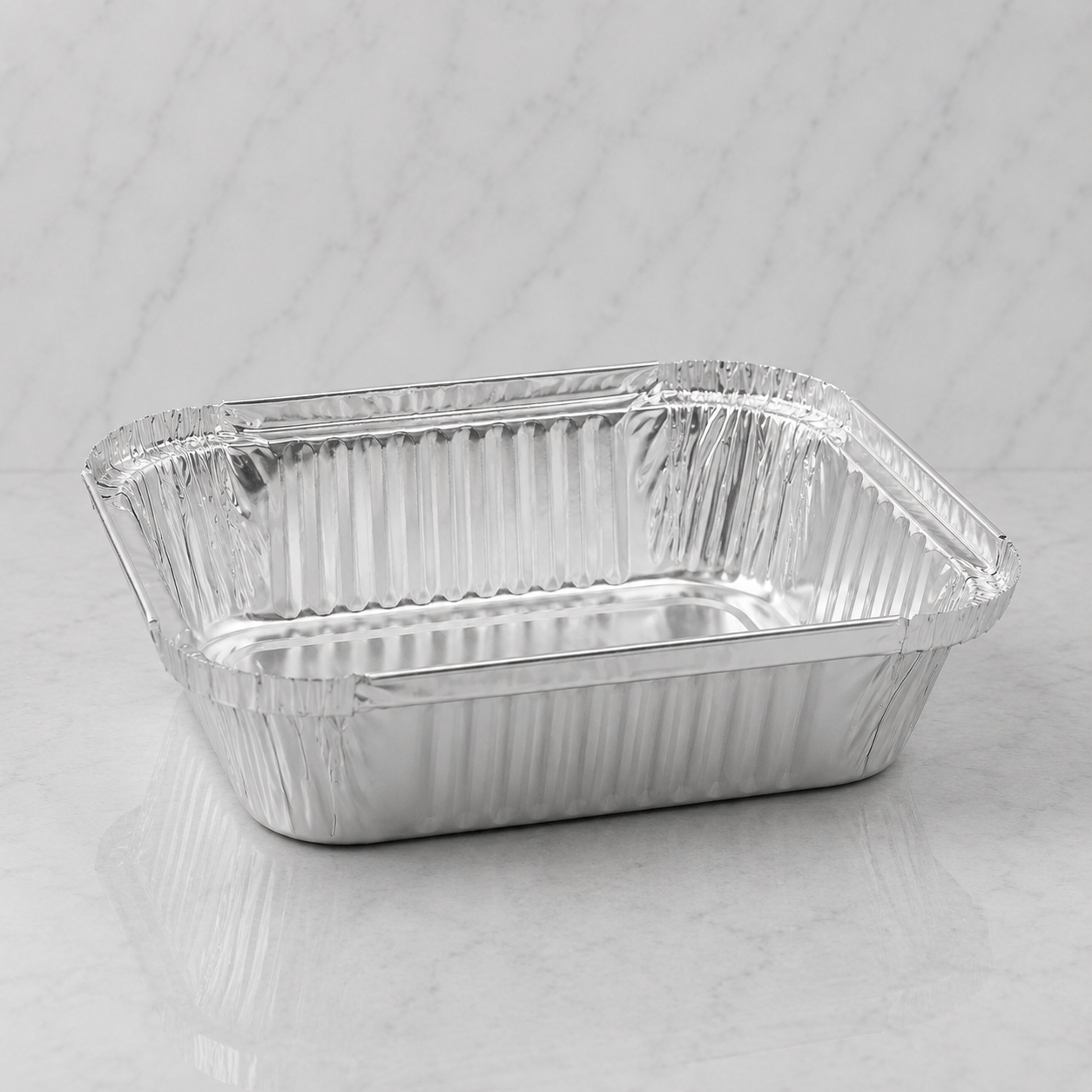 1 lb heavy-duty disposable aluminum foil pan for catering, baking, takeout, and food service use