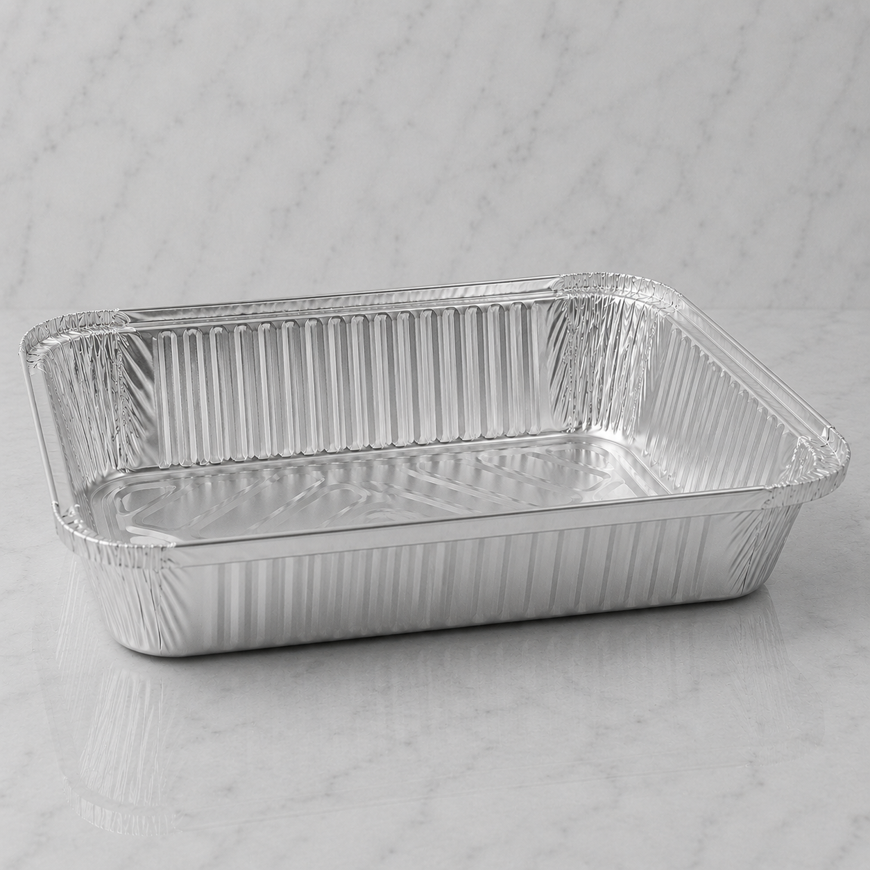 4 lb heavy-duty disposable aluminum foil pan for catering, baking, takeout, and commercial food service use
