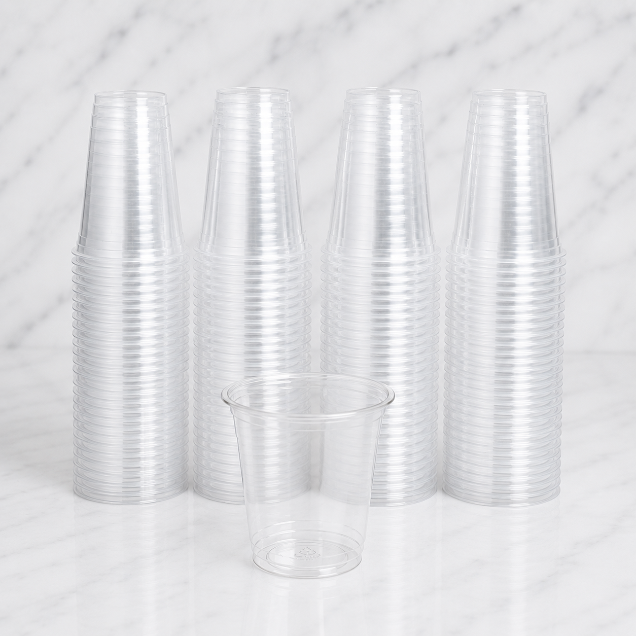 10 oz Clear PET Cold Cups (1000 Ct)