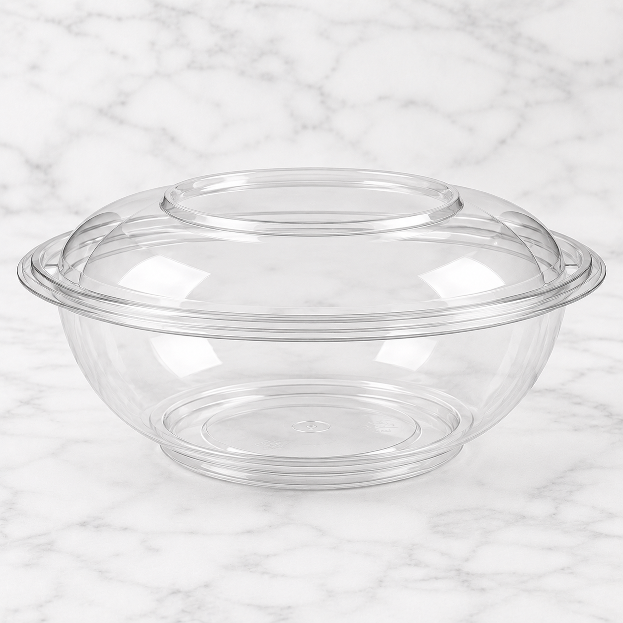 Clear Plastic Bowls with Lids 24 oz (150 Ct)