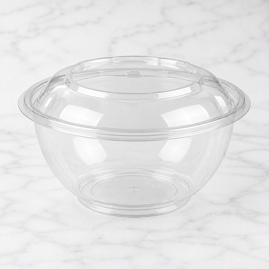 Clear Plastic Bowls with Lids 32 oz (150 Ct)