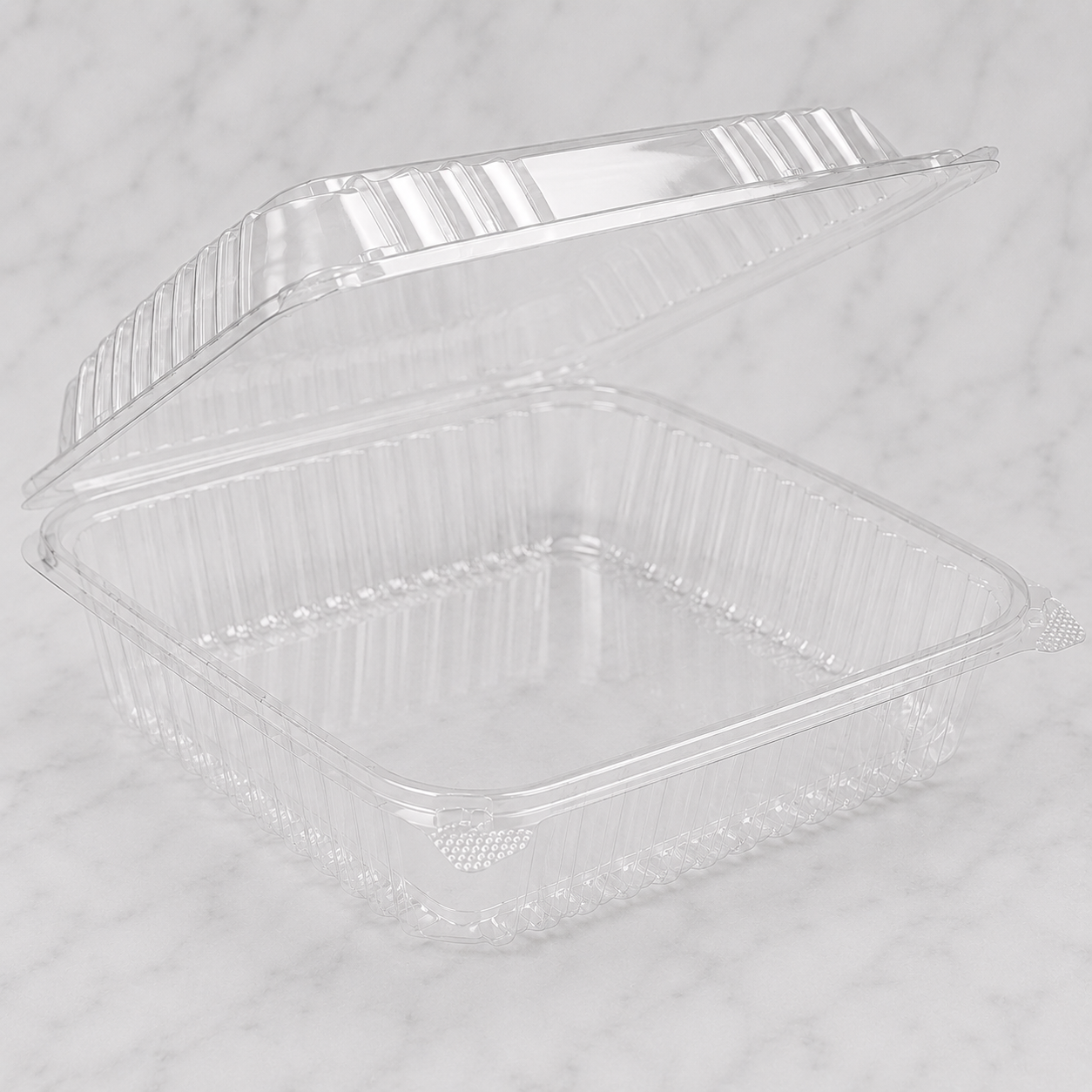 Clear Square Salad Containers 9x9 (150 Ct)