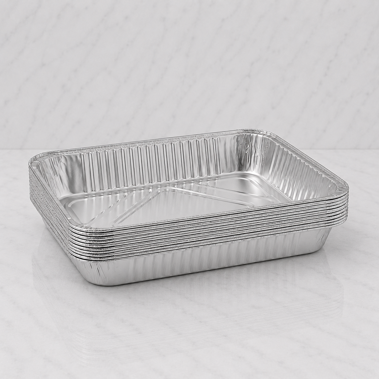 Deep Full-Size Aluminum Steam Table Pans (50 Ct)