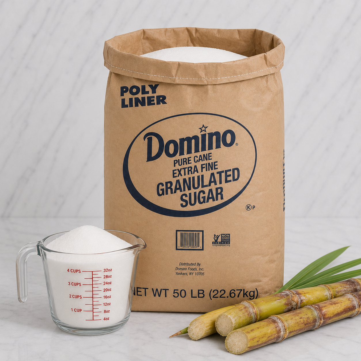 Domino Granulated Sugar 50 lb