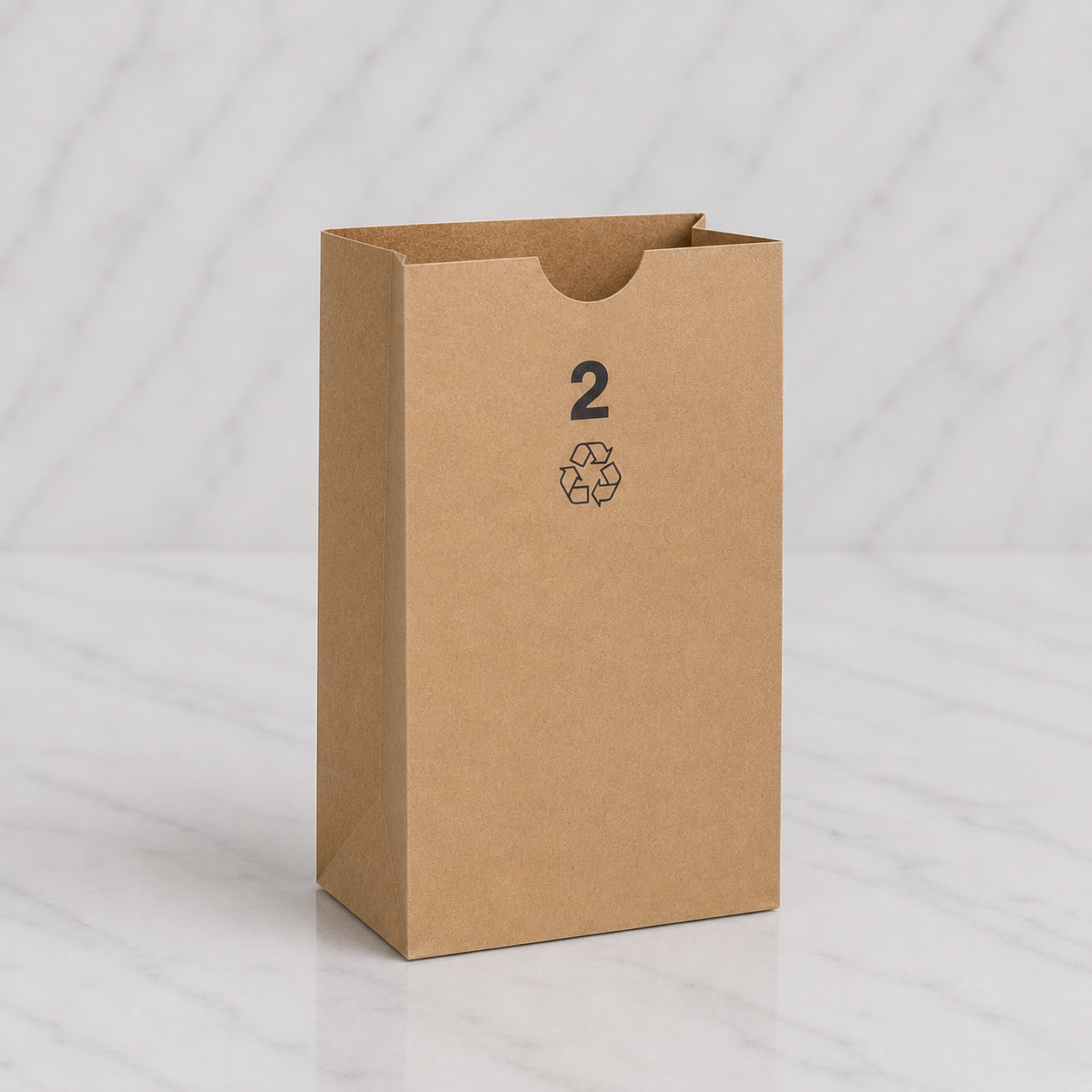 Duro Brown Kraft Paper Bags #2 (500 Ct)