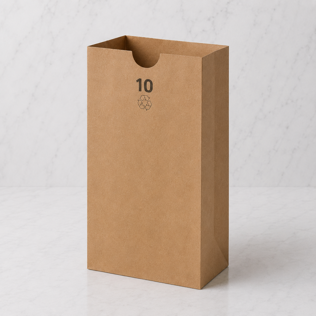 Duro Brown Kraft Paper Bags #10 (500 Ct)