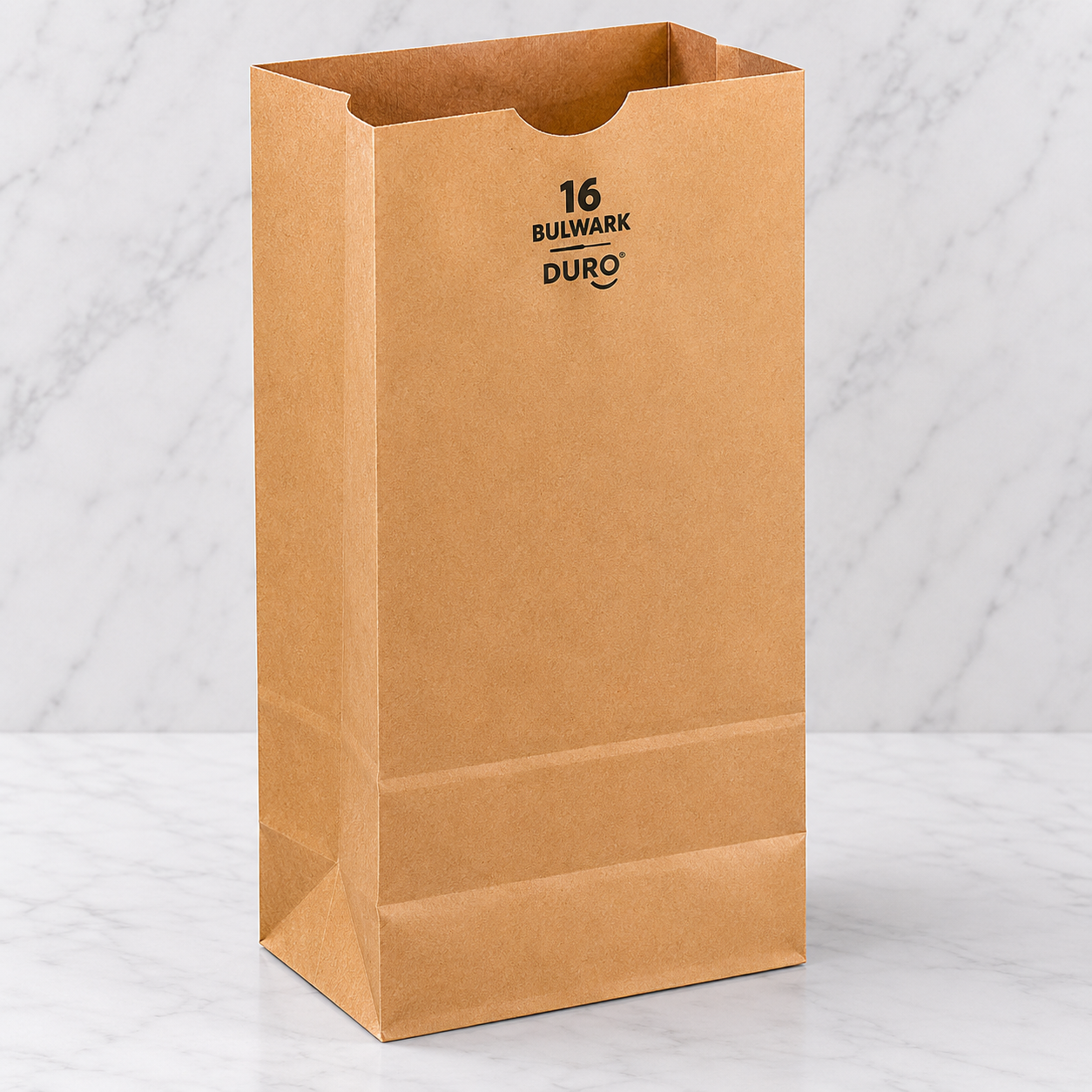 Duro Brown Kraft Paper Bags #16 (500 Ct)