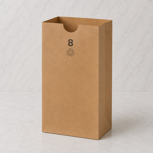 Duro Brown Kraft Paper Bags #8 (500 Ct)