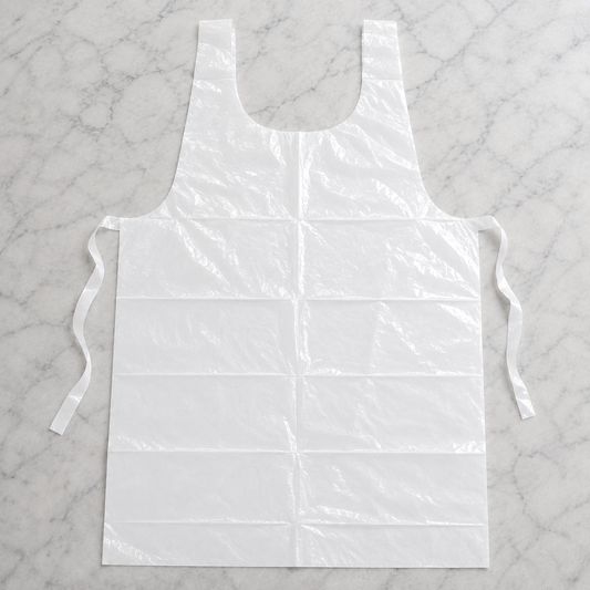 Heavy-Duty Disposable Plastic Aprons 28x46