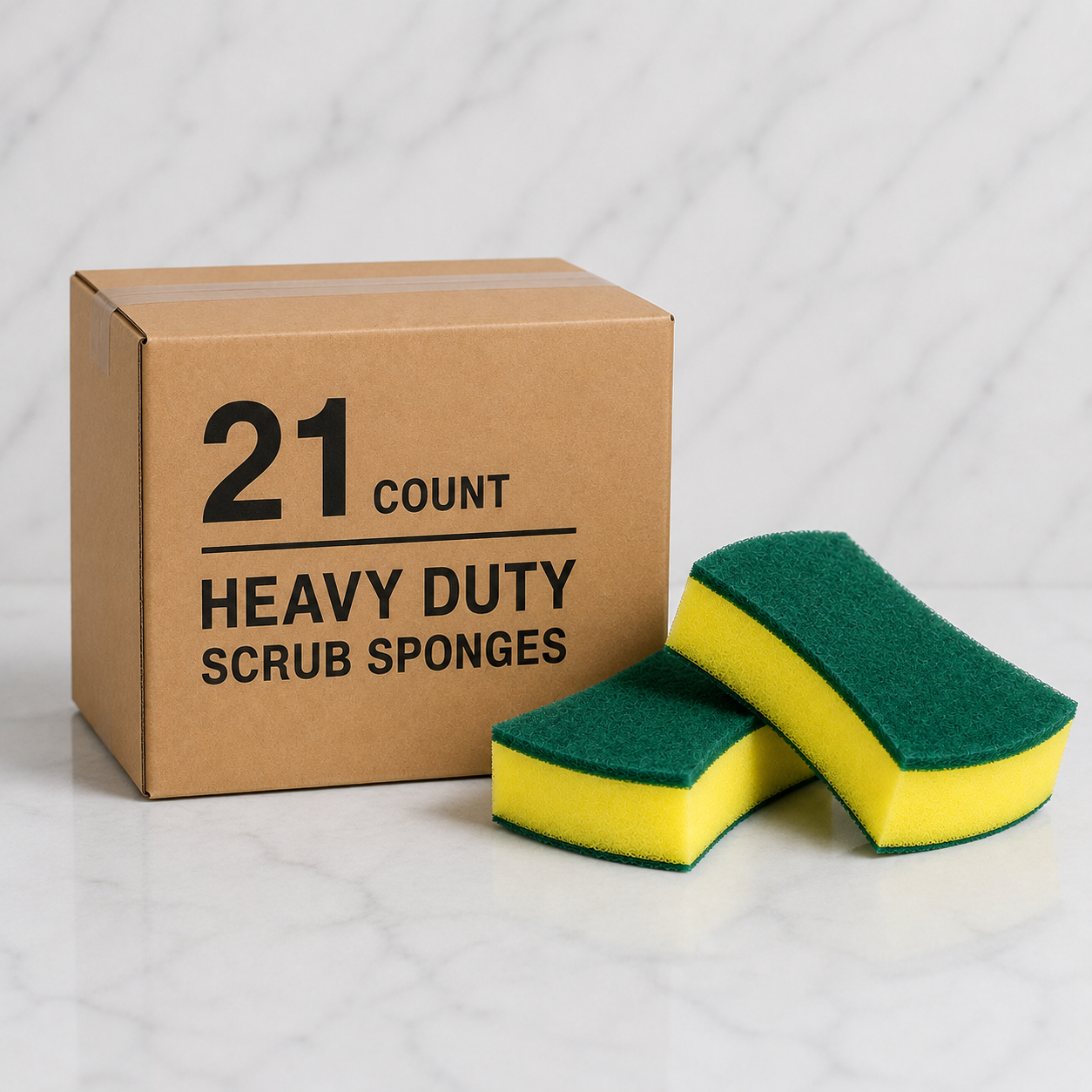 Heavy-Duty Scrub Sponges (21 Ct)