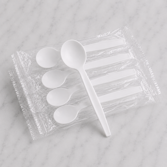 Heavy-Duty Disposable Plastic Spoons (1000 Ct)