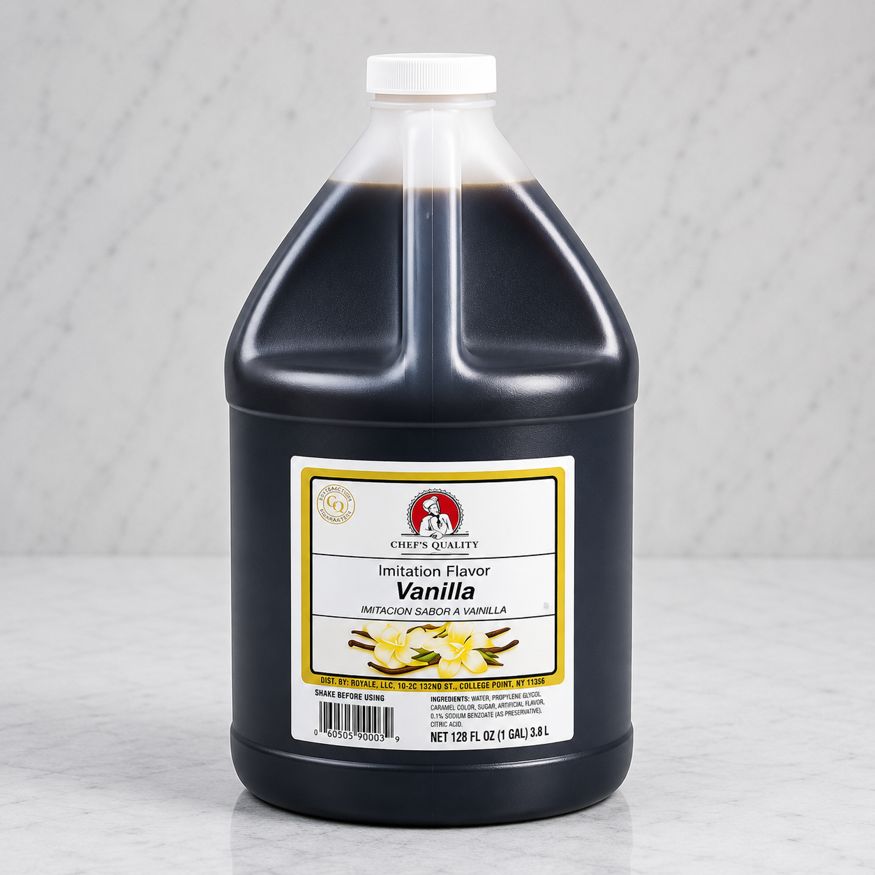 Bulk imitation vanilla extract gallon bottles for commercial baking and restaurant use