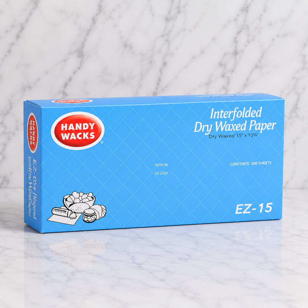 Jumbo EZ Wax Paper Sheets 15" (12 Pack)