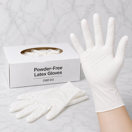 Powder-Free Latex Gloves (100 Ct)