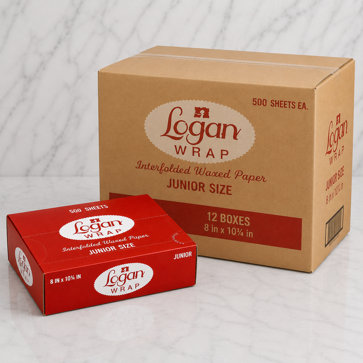 Logan Junior Food Wrap Sheets 8x10 3/4 (12 Pack)