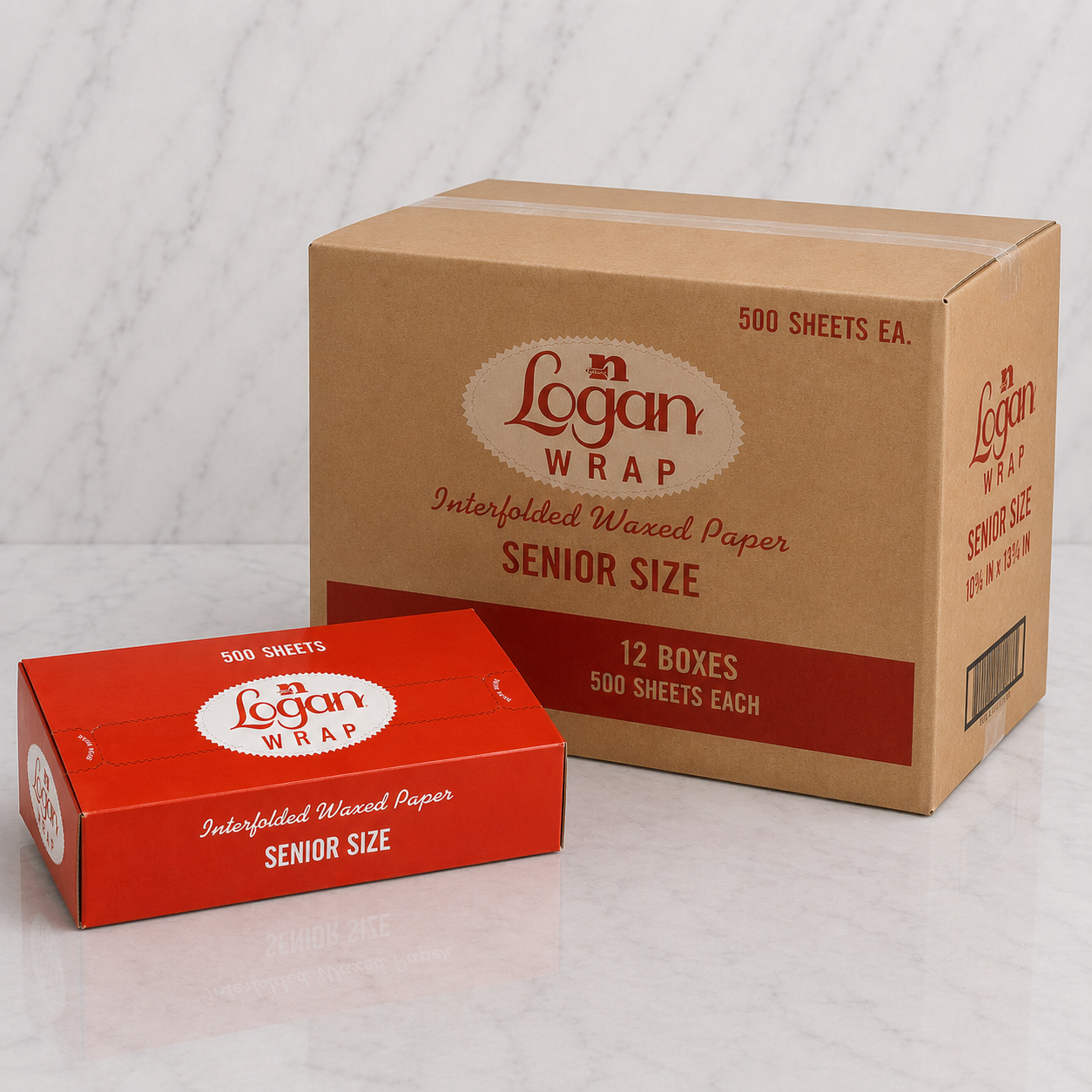 Logan Senior Food Wrap Sheets (12 Pack)