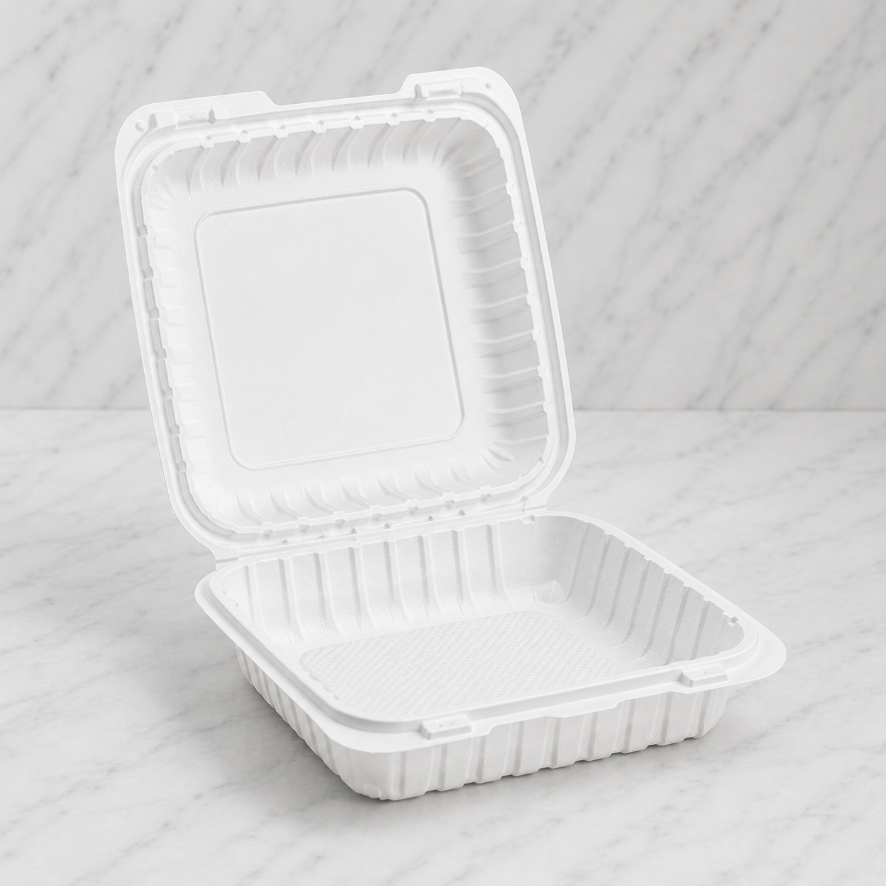 Plastic Takeout Containers 9x9 (150 Ct)
