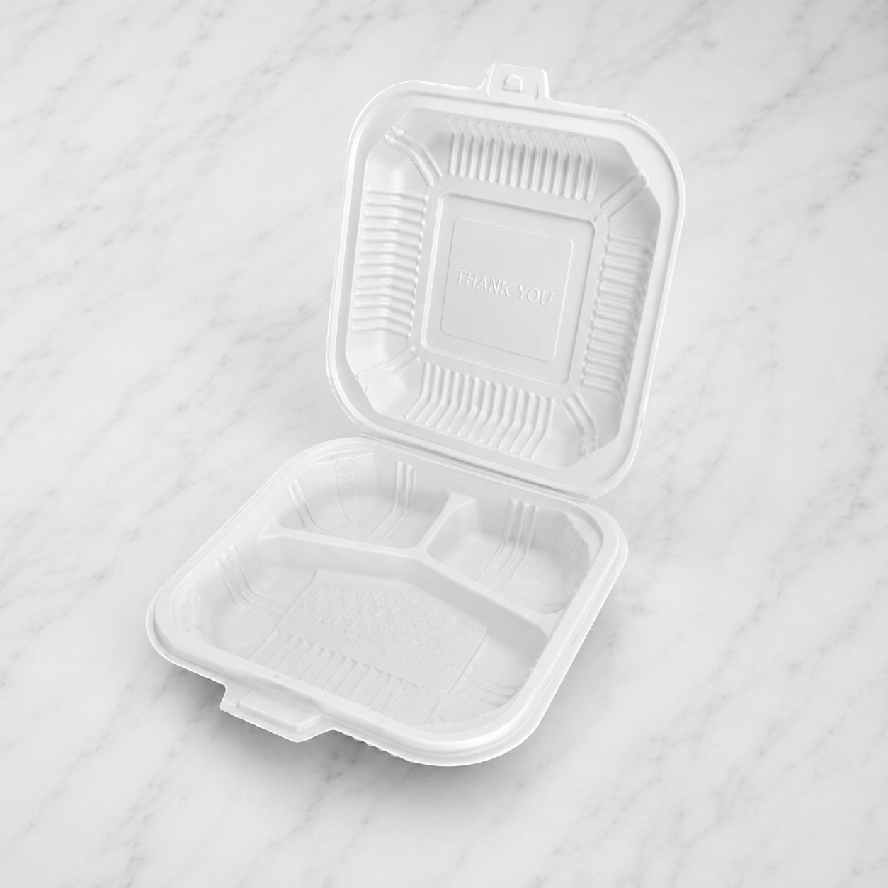 Deep Plastic Takeout Containers 9x9x3 (150 Ct)