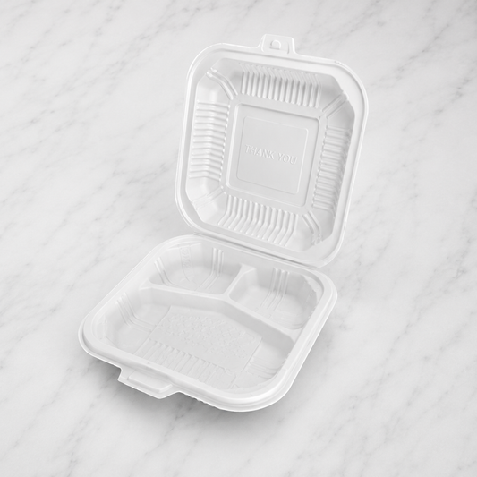 Deep Plastic Takeout Containers 9x9x3 (150 Ct)