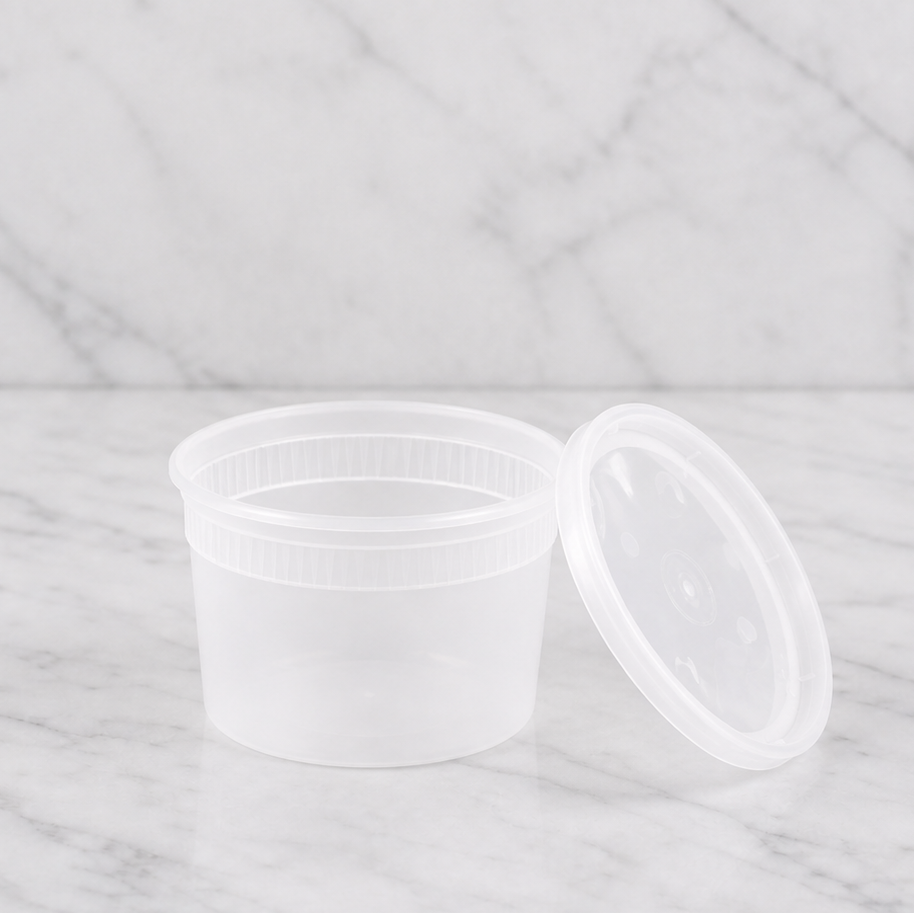 Plastic Soup Cups with Lids 12 oz (240 Ct)