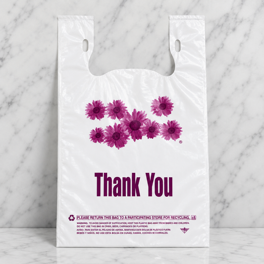 Plastic Shopping Bags 1/10 Barrel (600 Ct)