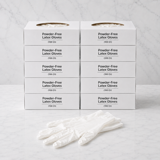 Powder-Free Latex Gloves 10-Pack (1000 Ct)