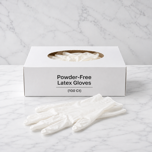 Powder-Free Latex Gloves (100 Ct)