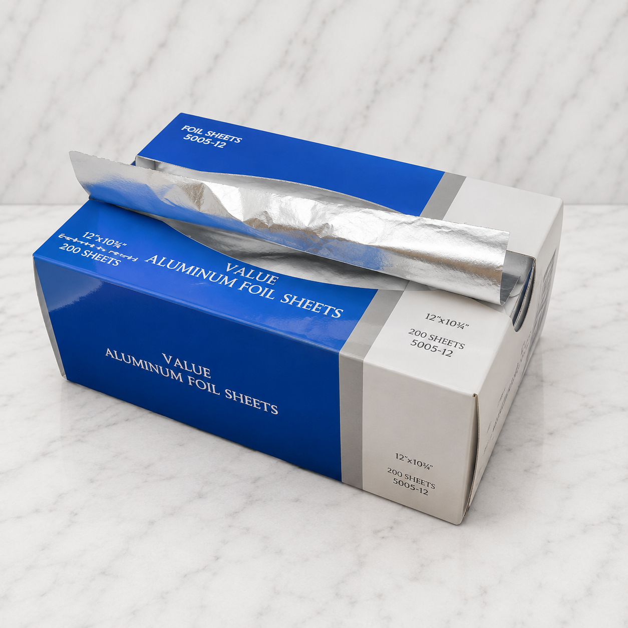 Pre-Cut Aluminum Foil Sheets (12 Pack)
