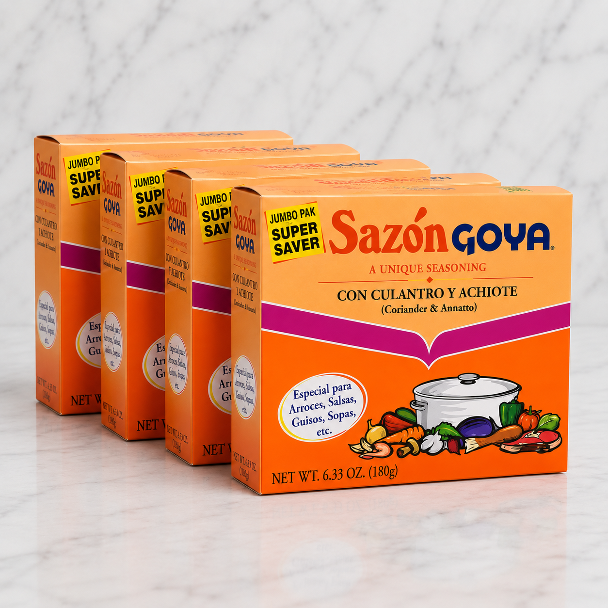 GOYA Sazon Culantro & Achiote (15 Pack)