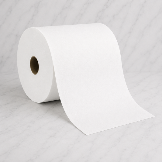 White Paper Roll Towels (12 Ct)