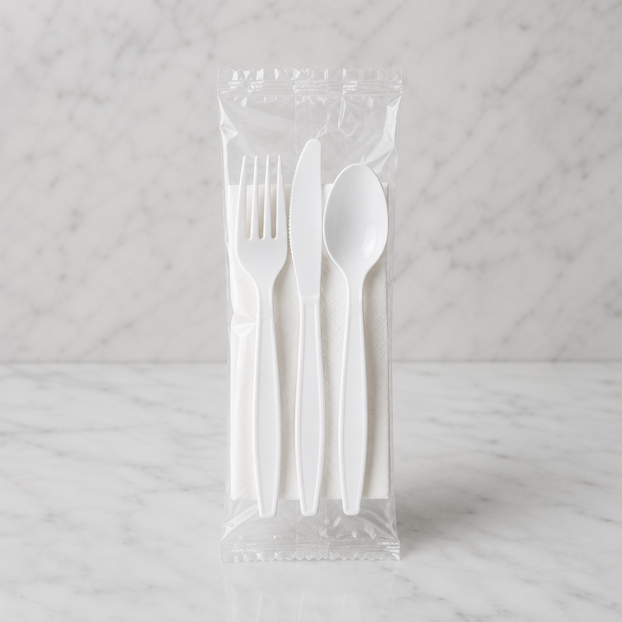 Wrapped Disposable Cutlery Sets (500 Ct)